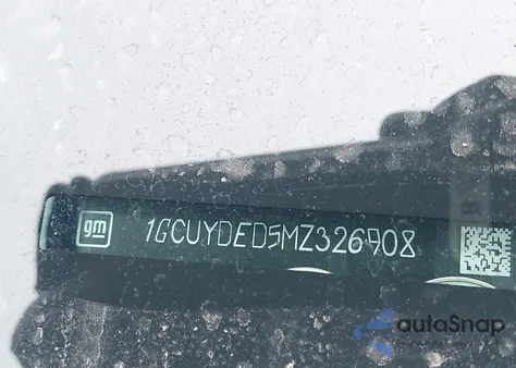 2021 Chevrolet Silverado 1500 4Wd Short Bed Lt из США, поврежденный, VIN 1GCUYDED5MZ326908